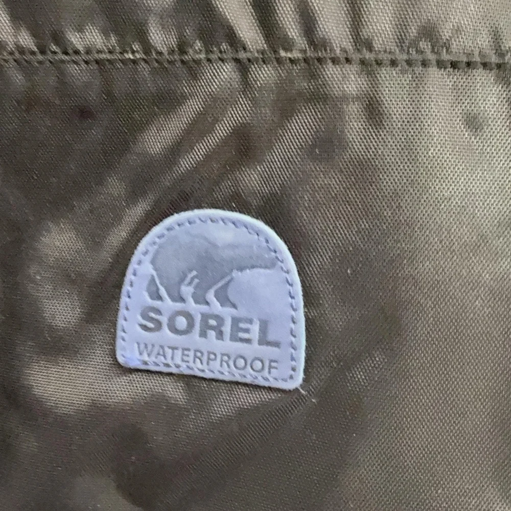 Sorel Snow Boots Womens Size 7 Black Waterproof Mid Calf Lace Up NL1708-010